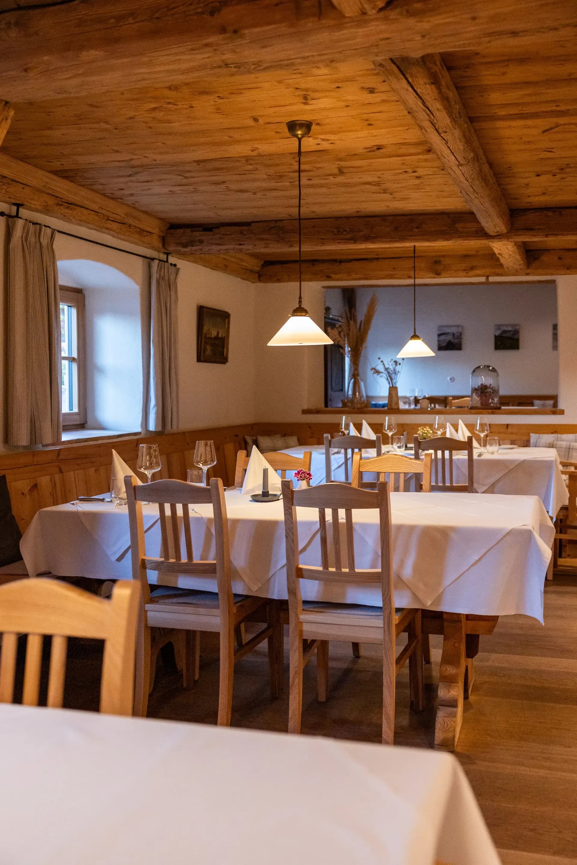 Einladende Sitzecke in der Stube